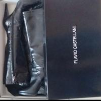 stivali donna pelle nera