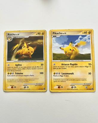 Pikachu 70/100 & Raichu 45/100 Majestic Dawn