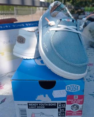 Scarpe bimba marca HEY DUDE