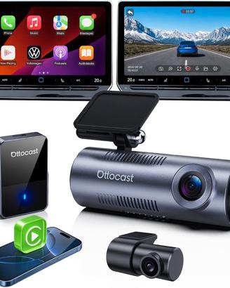 OTTOCAST OttoSafe CA560 Dash Cam CarPlay 2K