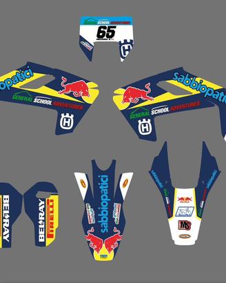 GRAFICA HUSQVARNA PERSONALIZZATA