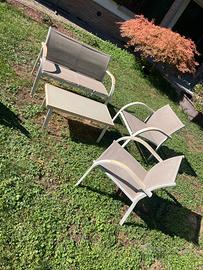 🌿 Set da giardino 4 posti – comodo e pratico