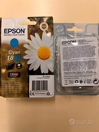 Cartuccia EPSON Margherita 18XL cyan Originale 