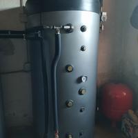 caldaia a pellet nordica pk30 e puffer 800 lt