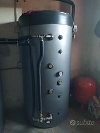 caldaia a pellet nordica pk30 e puffer 800 lt