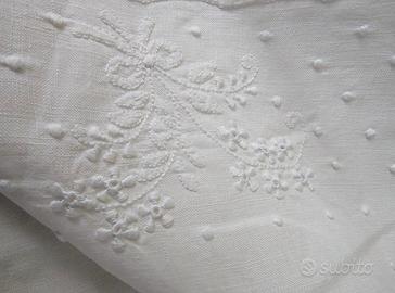 lenzuola matrimoniali vintage in puro lino