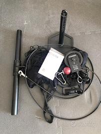 Stazione carrucola con barra trazione e disco