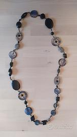 collana blu-nero madreperla