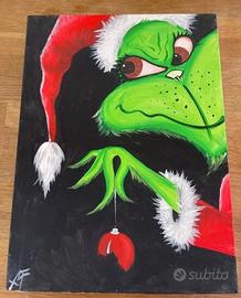 Quadro dipinto a mano Grinch