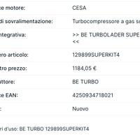 Trubocompressore audi tt