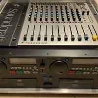 Mixer Soundcraft spirit e8/Img stageline cd-262