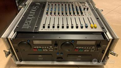 Mixer Soundcraft spirit e8/Img stageline cd-262