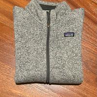 Patagonia 14 anni XL felpa in pile con zip grigia