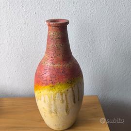 Marcello Fantoni Vaso Ceramica Firmato Anni 60