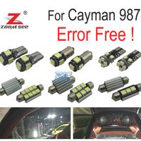KIT 19 LAMPADE LED INTERNE PER PORSCHE CAYMAN 987 