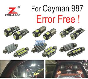 KIT 19 LAMPADE LED INTERNE PER PORSCHE CAYMAN 987 
