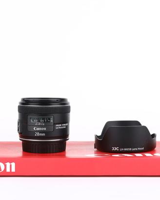 Canon 28mm f2.8 EF USATO GARANTITO PER DUE ANNI