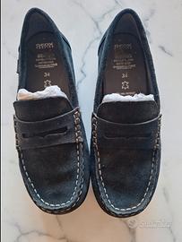 mocassino geox bambino piede 34