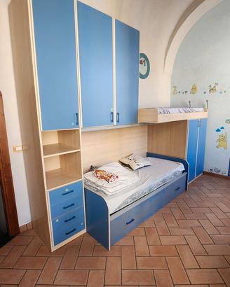 cameretta bambino 3 letti