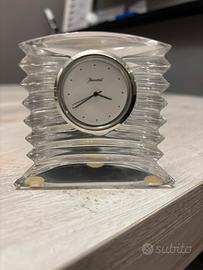 Baccarat orologio da tavolo crystal Rock lande