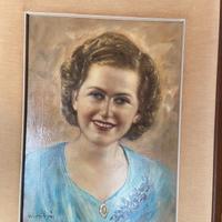 dipinto olio su tela firma Montini anni 50 60