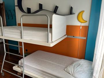 Letto a castello scorrevole