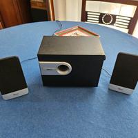 impianto audio casse speaker subwoofer trust