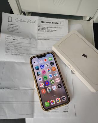 Apple iphone 13 128GB bianco scatola e fattura