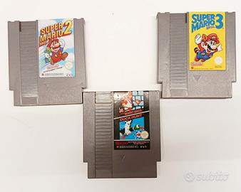 Lotto 4 giochi Nintendo NES Super Mario +Duck Hunt