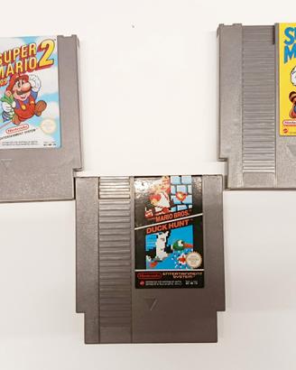 Lotto 4 giochi Nintendo NES Super Mario +Duck Hunt