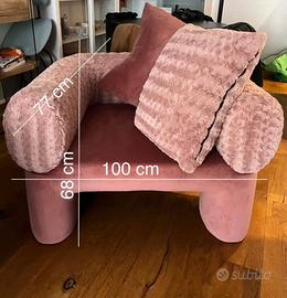 Poltrona Design Rosa