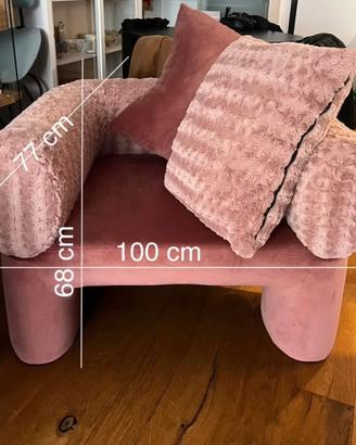 Poltrona Design Rosa