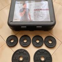 Decathlon Kit Manubri 20Kg + 4Kg