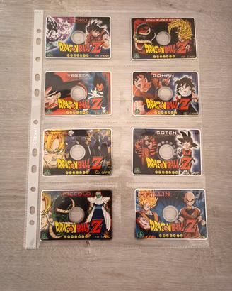 8 CD Card Dragon Ball Z Collezione Completa