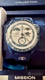 Omega x swatch moonshine gold snoopy blu