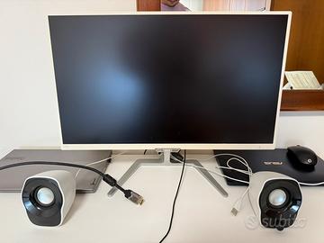 monitor + casse + cavo HDMI