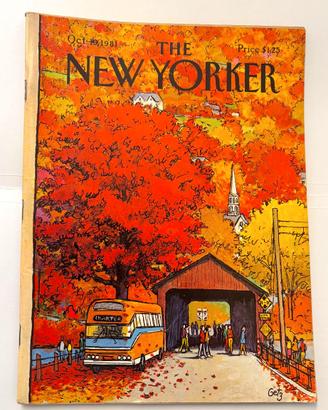 Rivista THE NEW YORKER 19 ottobre 1981 completa