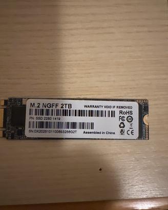 SSD M2 NGFF 2tb