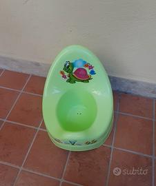 Vasino per bambini verde tartaruga