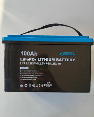 BATTERIA 12V 100AH EPEVER AL LITIO LIFEPO4