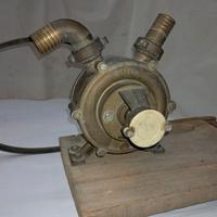 Pompa centrifuga in ottone bisenso con puleggia