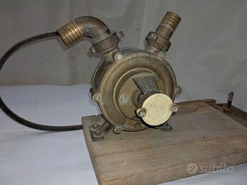 Pompa centrifuga in ottone bisenso con puleggia