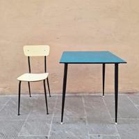 Tavolo quadrato bar anni '70