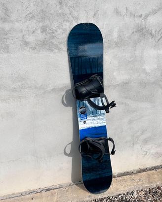 Set Snowboard GNU GWO 159W +Attacchi Nitro Rambler