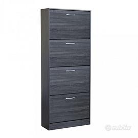 Scarpiera Luna 4 Ante Nuova in Legno. Resistente.