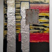 dipinto su tela tecnica mista