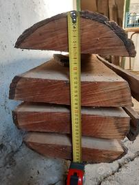 Tavoloni da tronco di noce