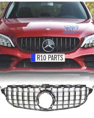 GRIGLIA MERCEDES W205 14-18 AMG GT NERO LUCIDO CRO
