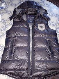 Smanicato con cappuccio Armani Jeans originale