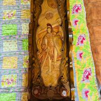 Tavola da gioco in legno artigianale.